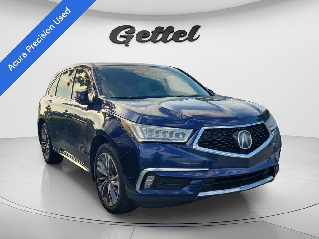 Certified Used 2019 Blue Acura 3.5L Technology Package image 3