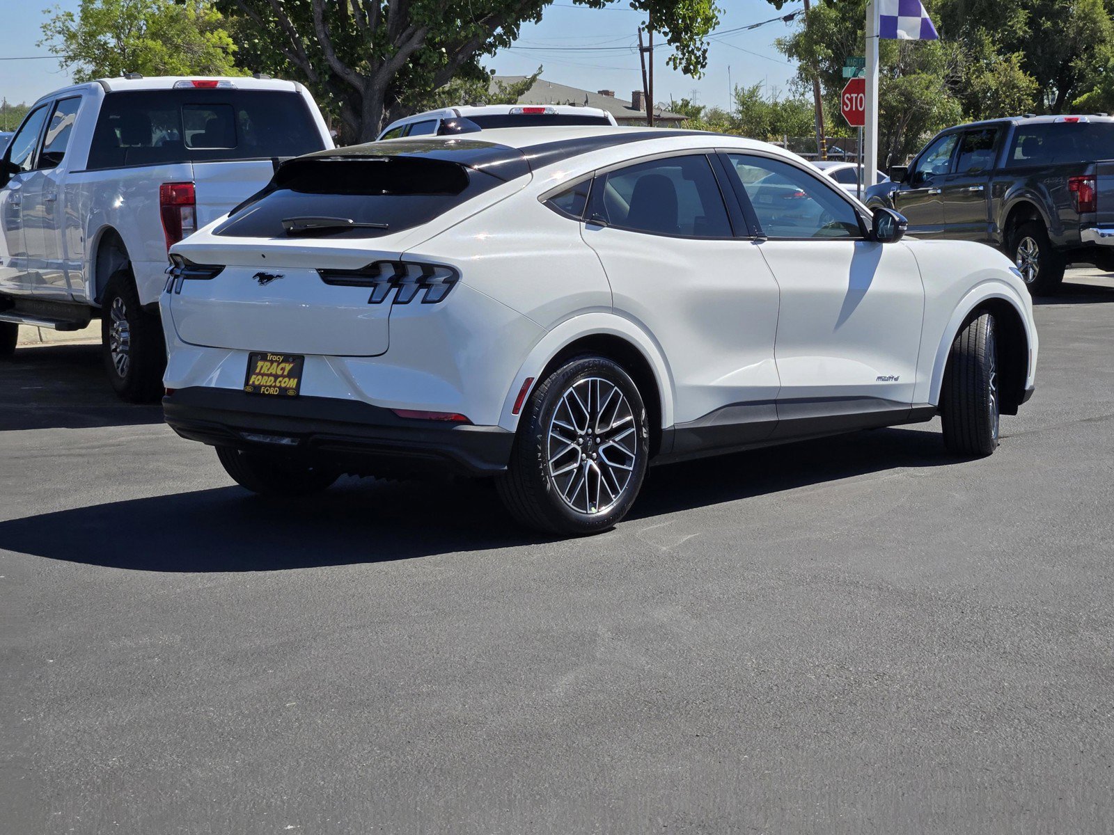 New 2026 Star White Metallic Tri-coat Ford Premium image 4