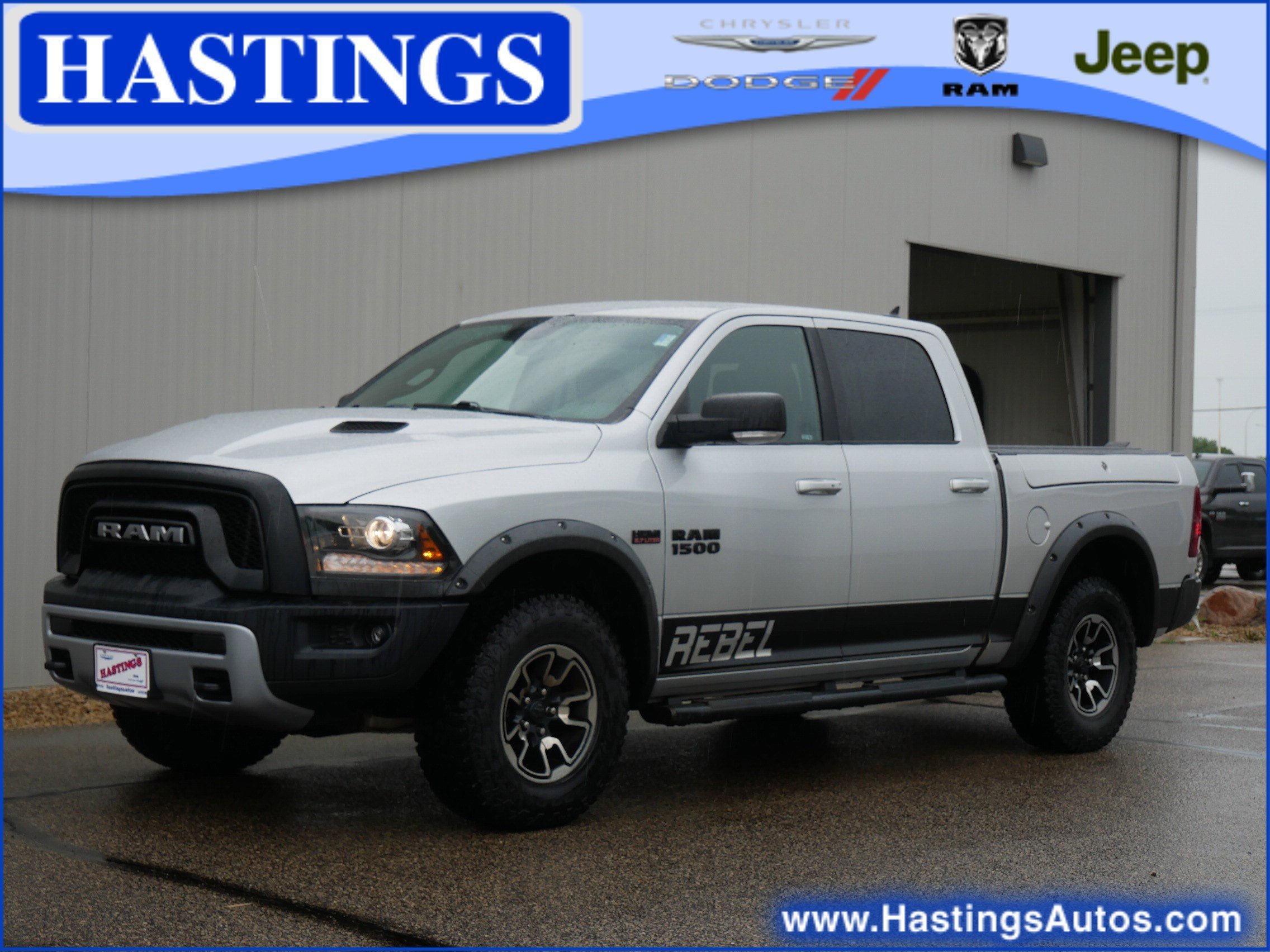 Used 2017 Bright Silver Metallic Clearcoat Ram Rebel image 1