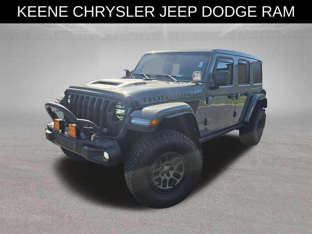 Used 2021 Gray Jeep Unlimited Rubicon 392 image 1
