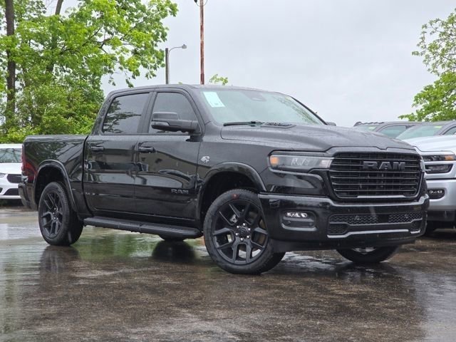 New 2026 Diamond Black Crystal Pearl-Coat Exterior Paint RAM Laramie image 2