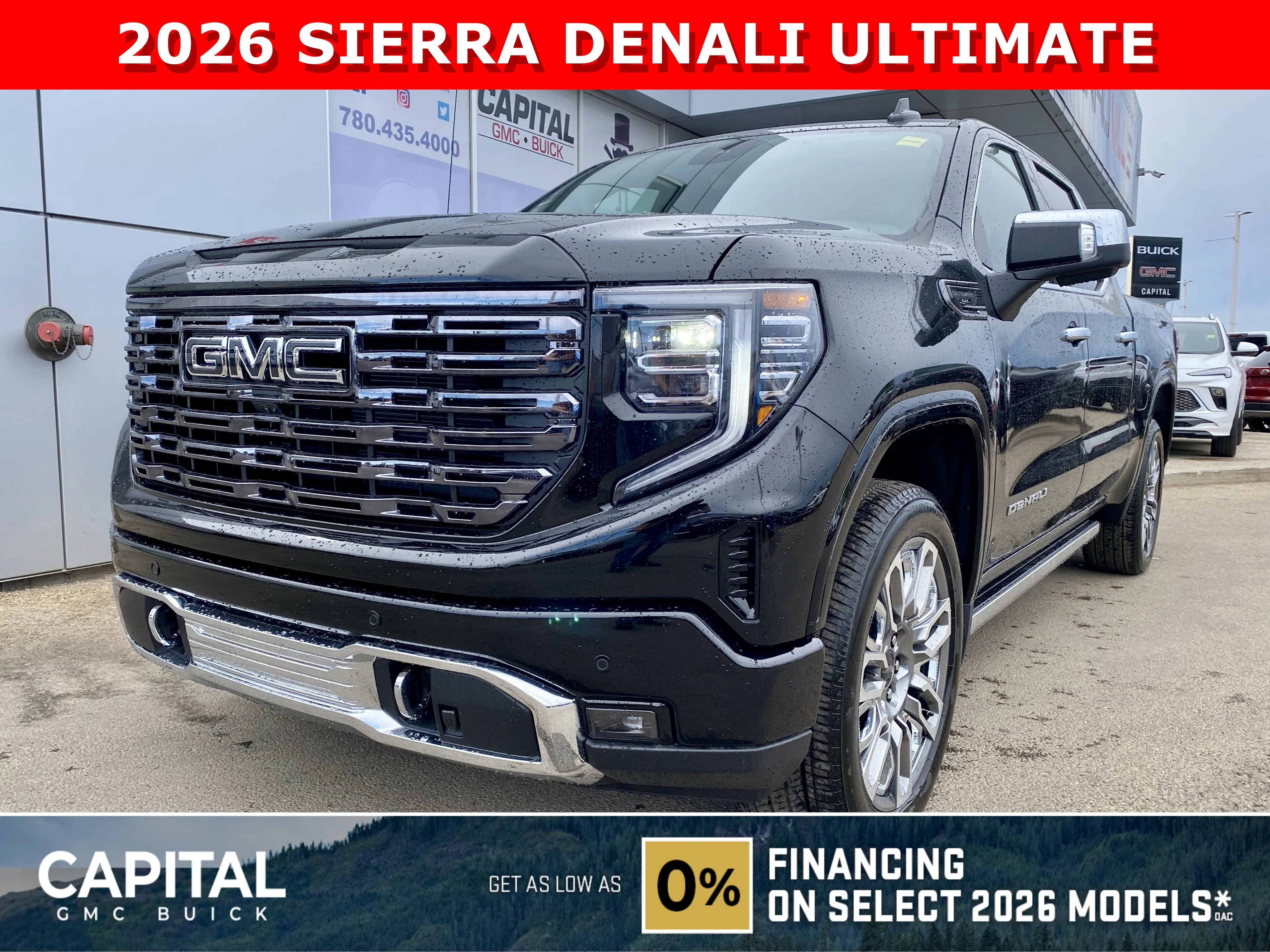 New 2026 ONYX BLACK GMC Denali Ultimate image 1