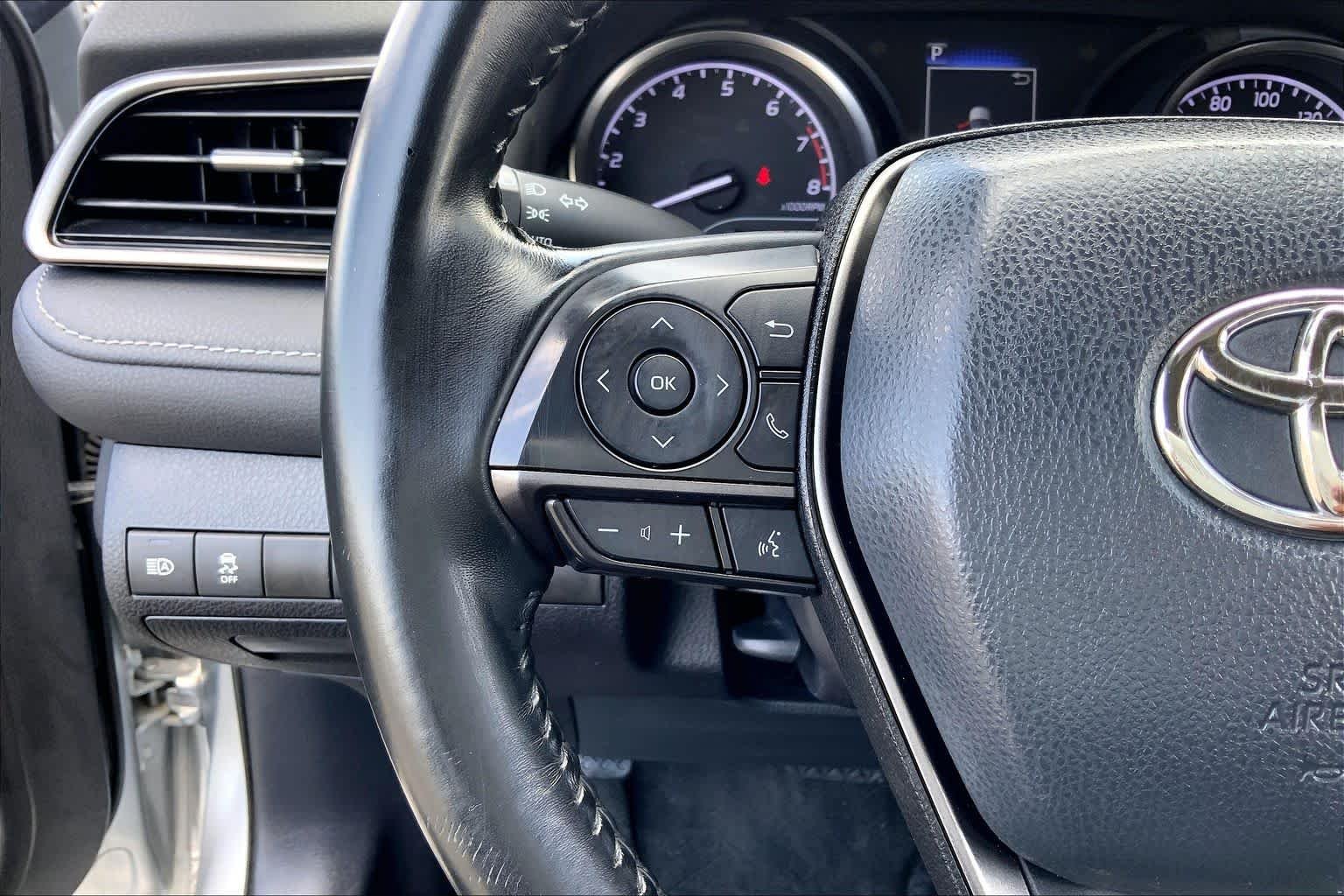 Used 2022 Celestial Silver Metallic Toyota SE image 23