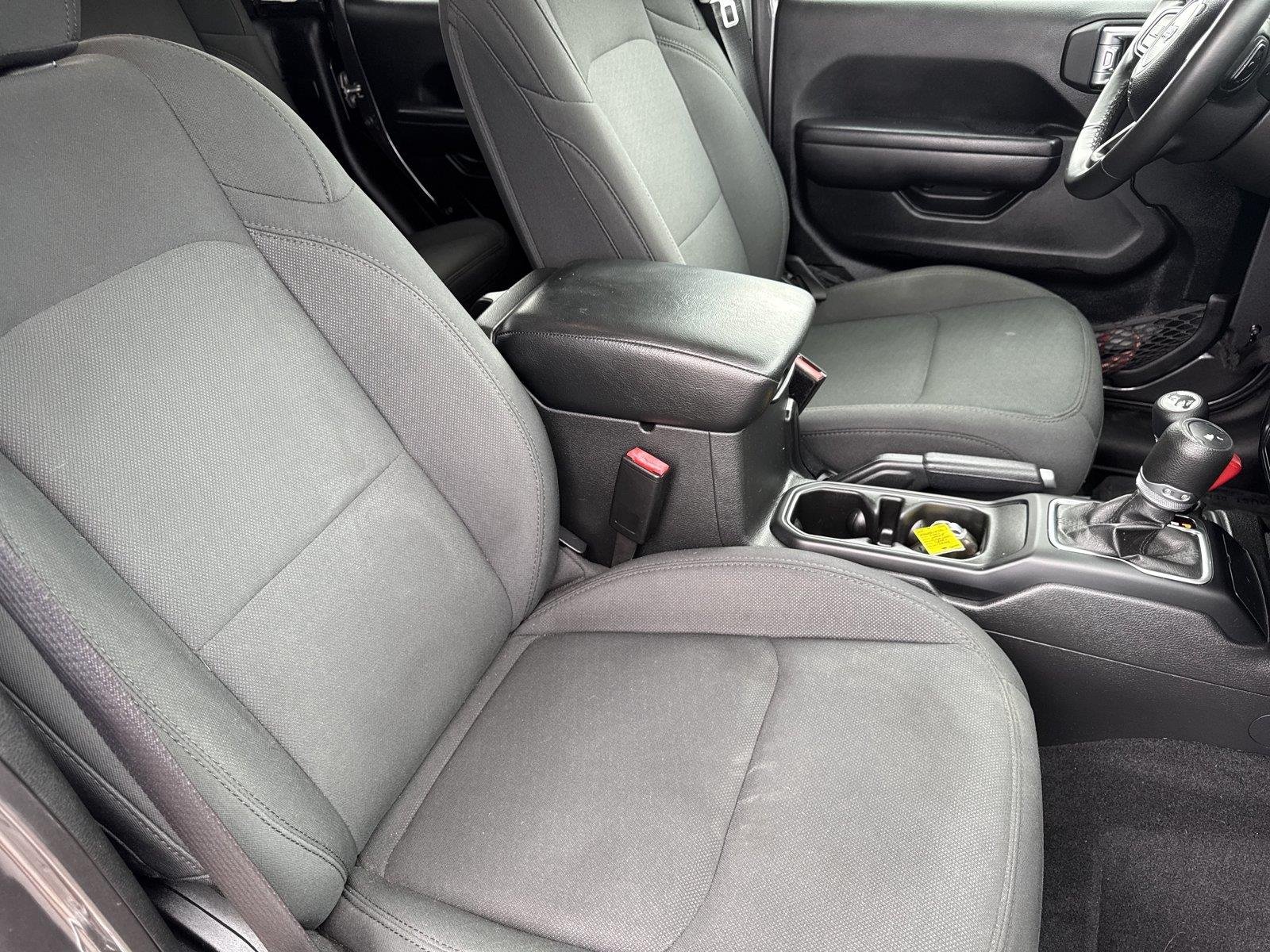 Used 2021 Granite Crystal Metallic Clearcoat Jeep Sport S image 34