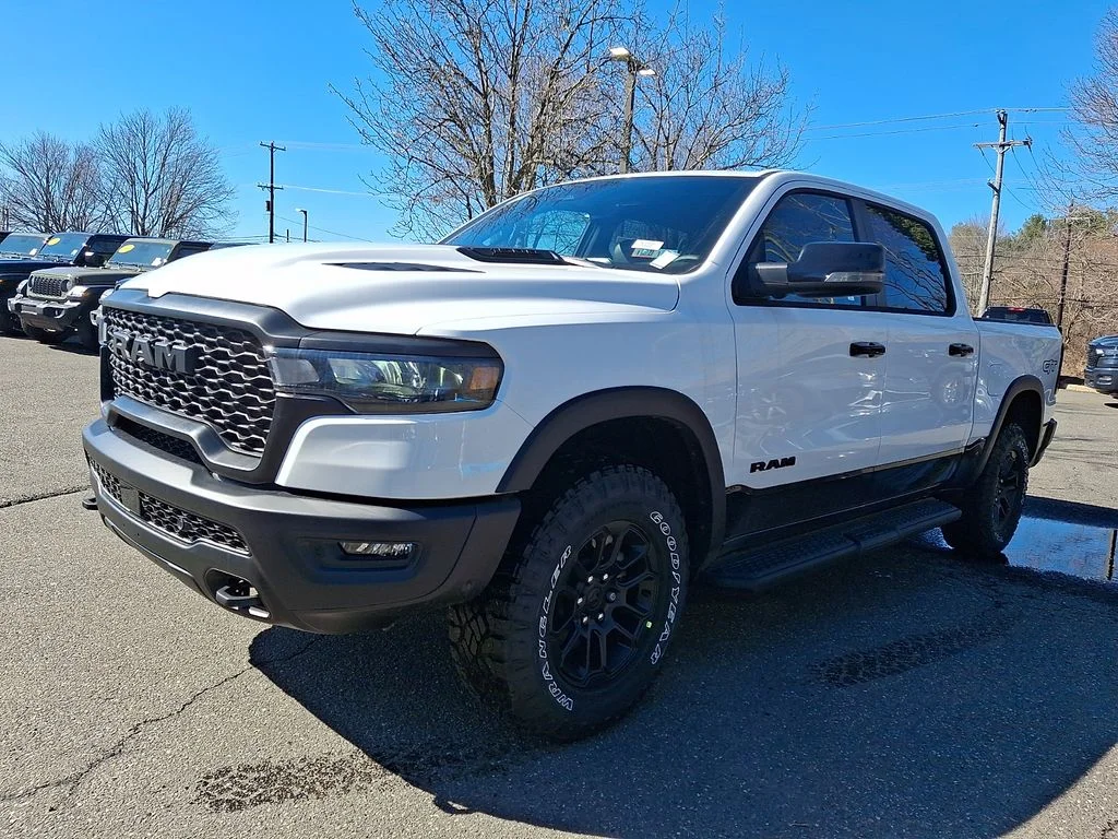 New 2026 Bright White Clear-Coat Exterior Paint RAM Rebel image 2