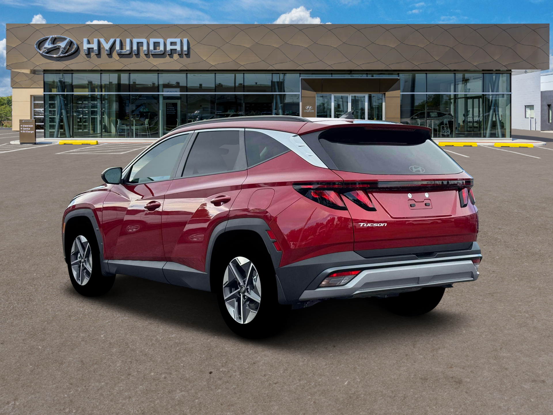 New 2026 Ultimate Red Hyundai SEL FWD image 5