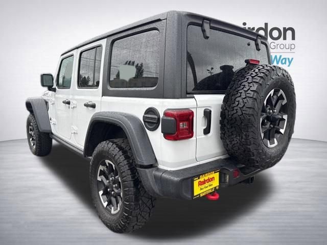 Used 2025 Bright White Clearcoat Jeep Rubicon image 5