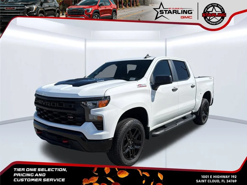 Used 2025 Summit White Chevrolet Custom Trail Boss image 1