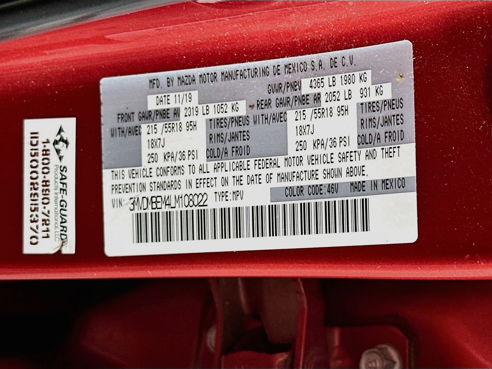 Used 2020 Red Crystal Mazda Premium image 34