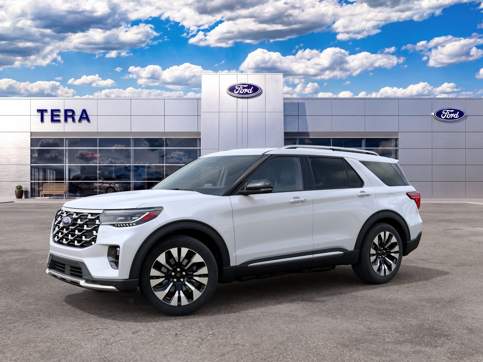 New 2027 Star White Metallic Tri-Coat Ford Platinum™ image 28