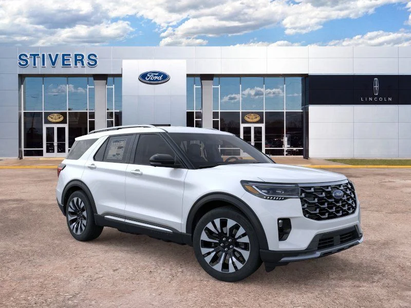 New 2026 Star White Metallic Tri-Coat Ford Platinum image 7