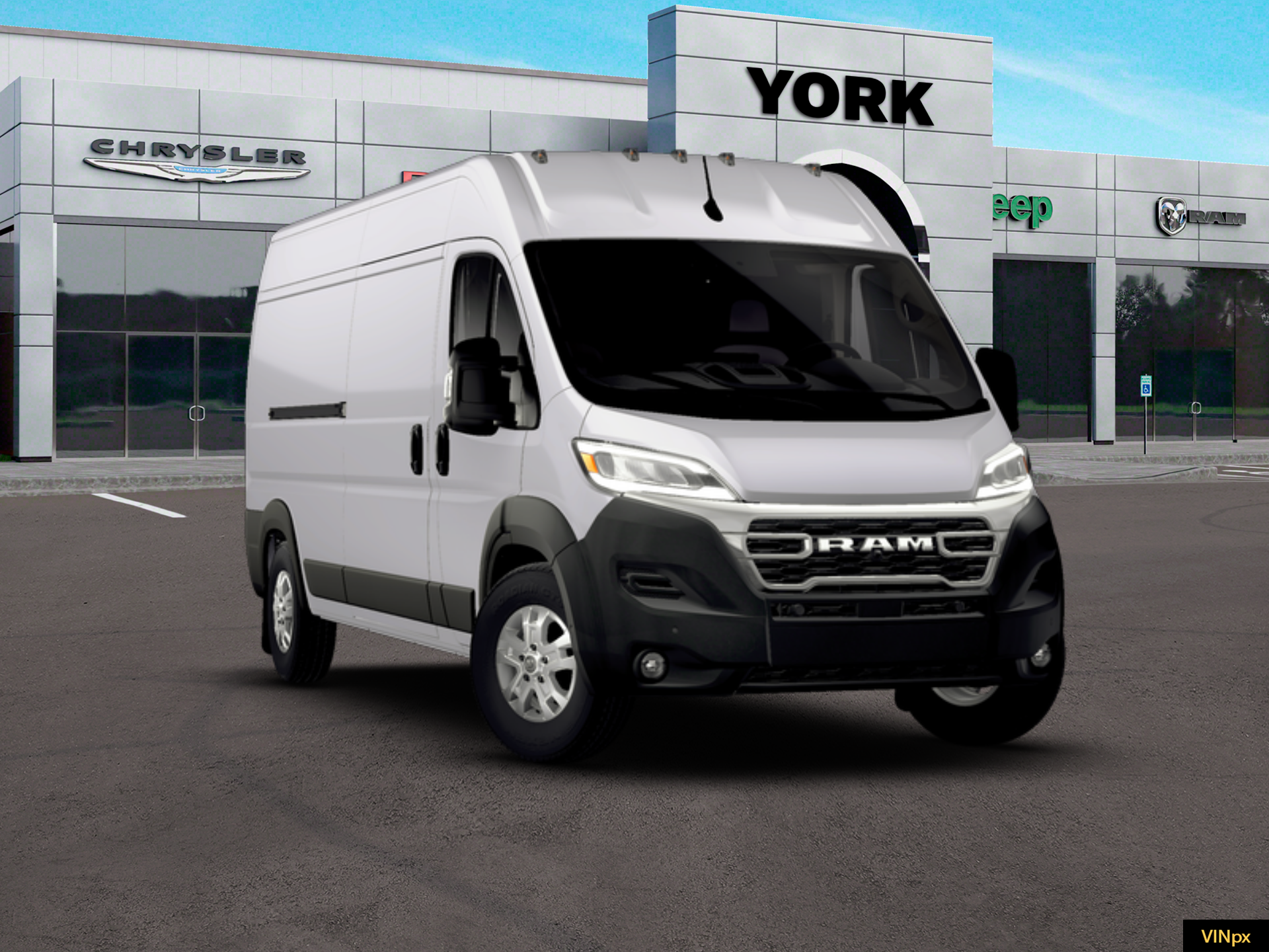 New 2026 Bright White Clearcoat RAM High Roof image 13