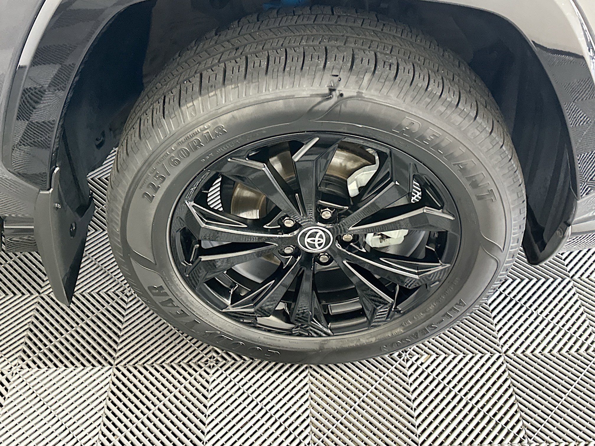 Used 2025 Magnetic Gray Metallic Toyota Hybrid SE image 11
