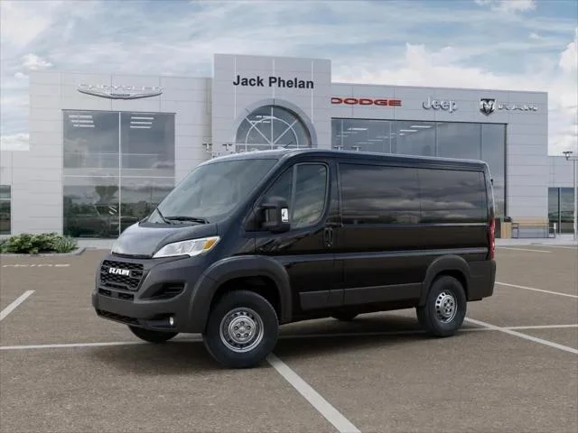 New 2026 Black Clear-Coat Exterior Paint RAM 1500 Low Roof Cargo Van 118 WB image 54