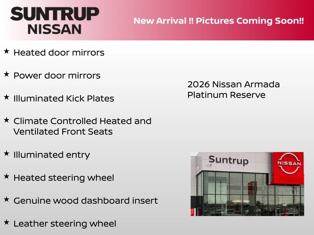New 2026 White Nissan Platinum Reserve image 7