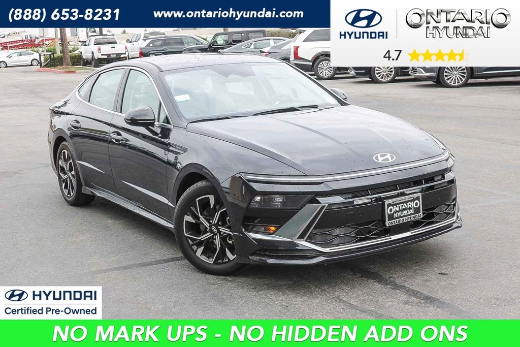 Certified Used 2025 Blue Hyundai SEL image 1