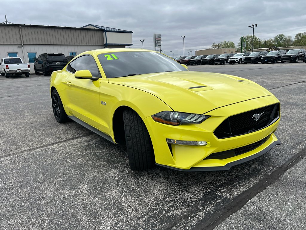 Used 2021 Grabber Yellow Ford GT Premium image 4