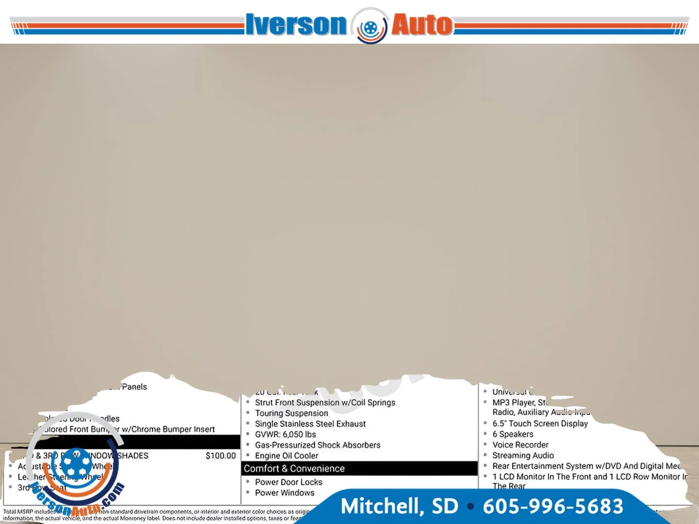 Used 2014 Chrysler Town & Country Touring with VIN 2C4RC1BG1ER228696 for sale in Huron, SD