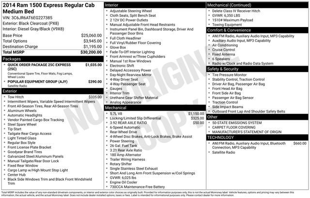 2014 RAM 1500 Express Regular Cab's photo