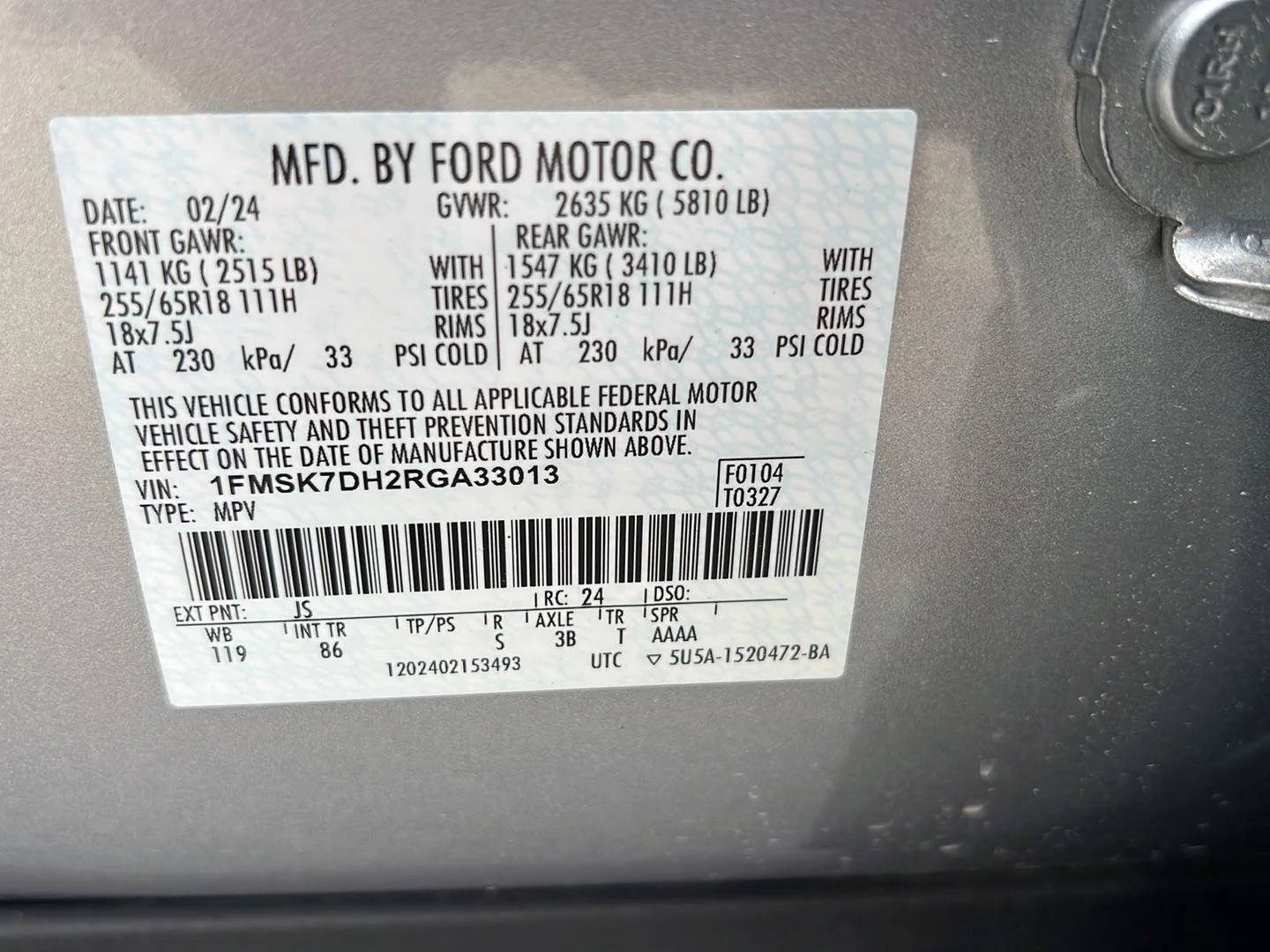 Certified Used 2024 Iconic Silver Ford XLT image 42