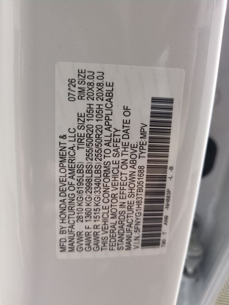 New 2026 Platinum White Pearl Honda Elite image 29