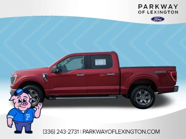 Used 2022 Red Ford XLT image 2