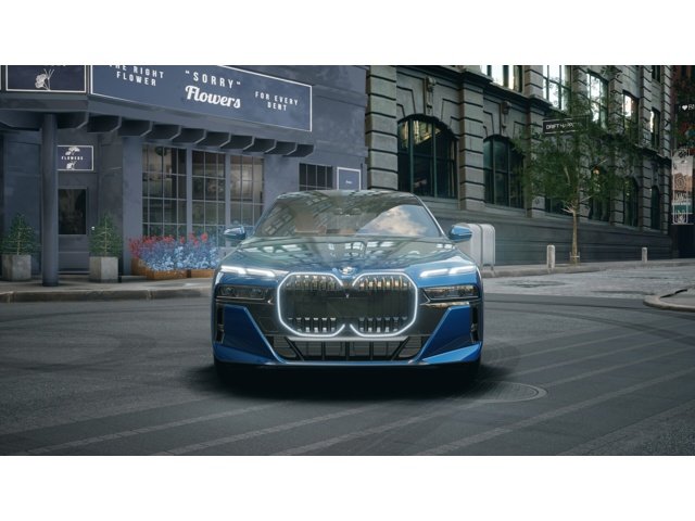 New 2026 Tanzanite Blue II Metallic BMW 740i xDrive image 3