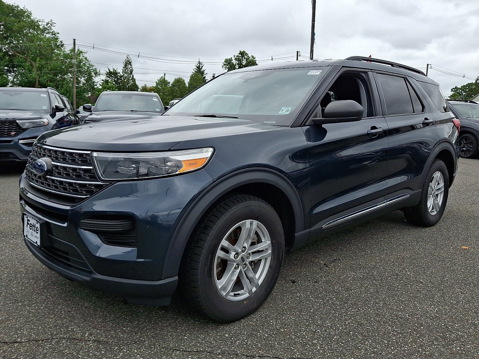 Used 2023 Stone Blue Metallic - C8 Ford XLT image 1