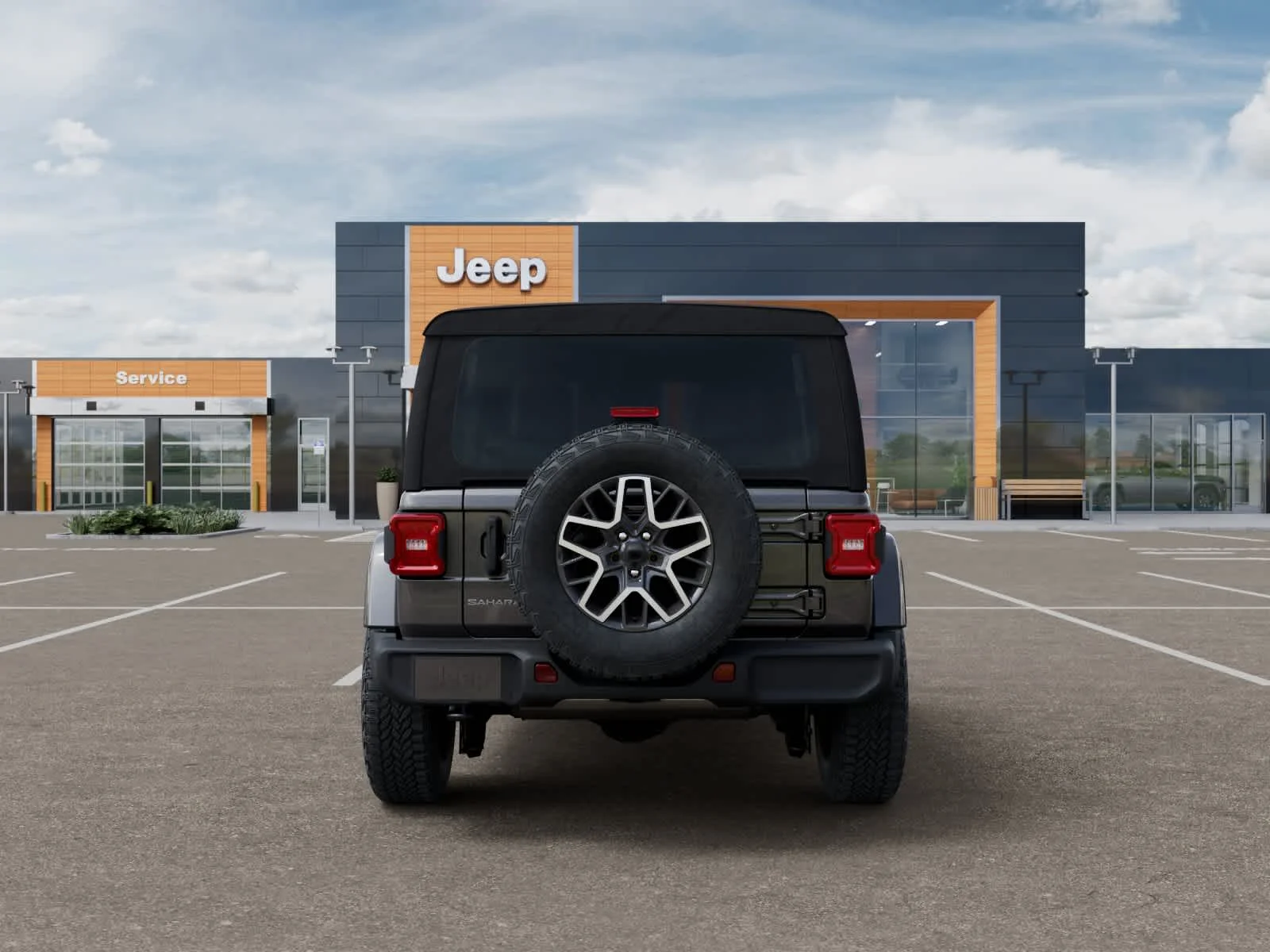 New 2026 Granite Crystal Metallic Clearcoat Jeep Sahara image 7