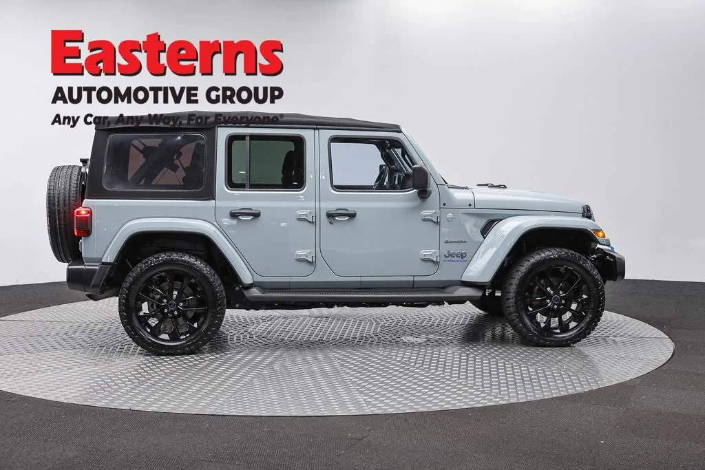 Used 2024 Gray Jeep Sahara 4xe image 4