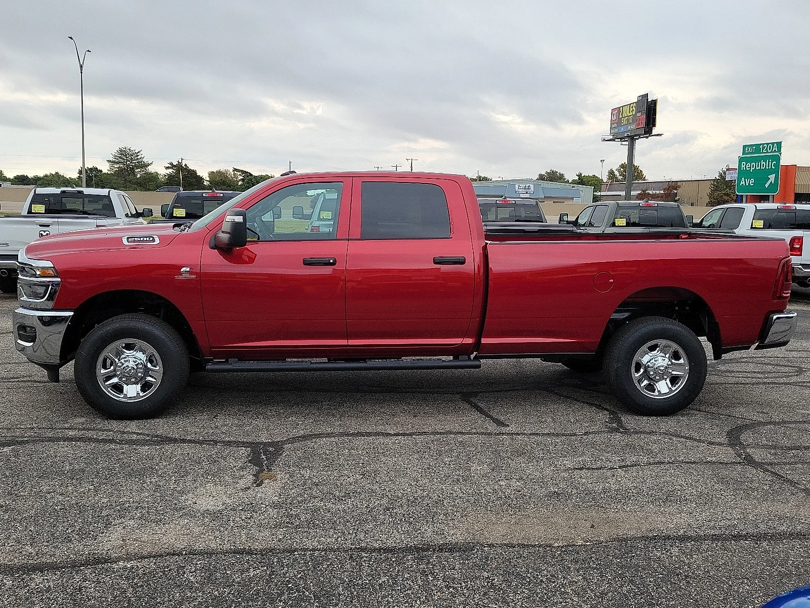 New 2026 Molten Red Pearlcoat Ram TRADESMAN CREW CAB 4X4 8