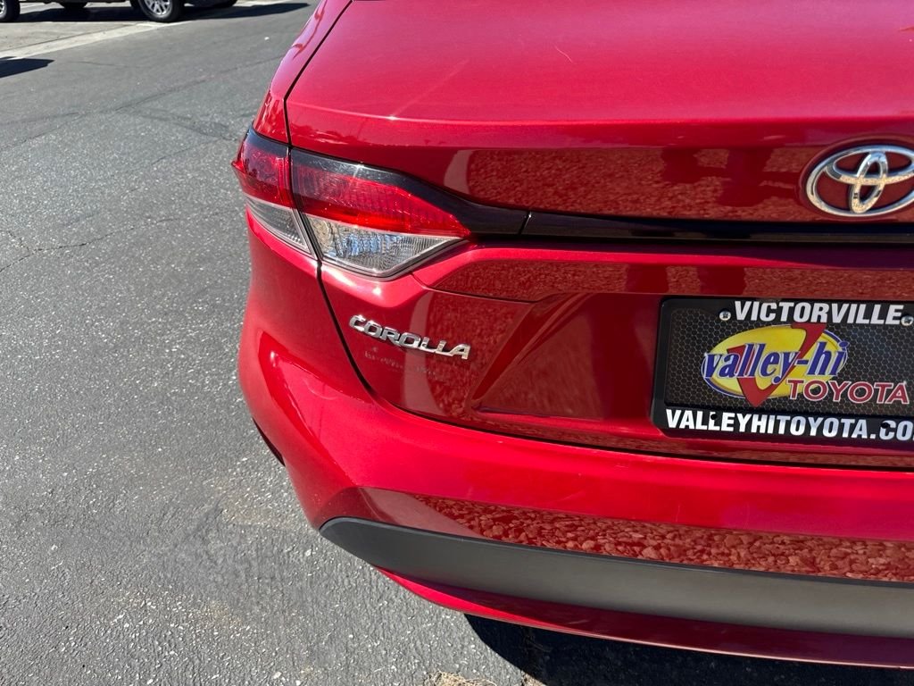 Used 2021 Red Toyota LE image 8