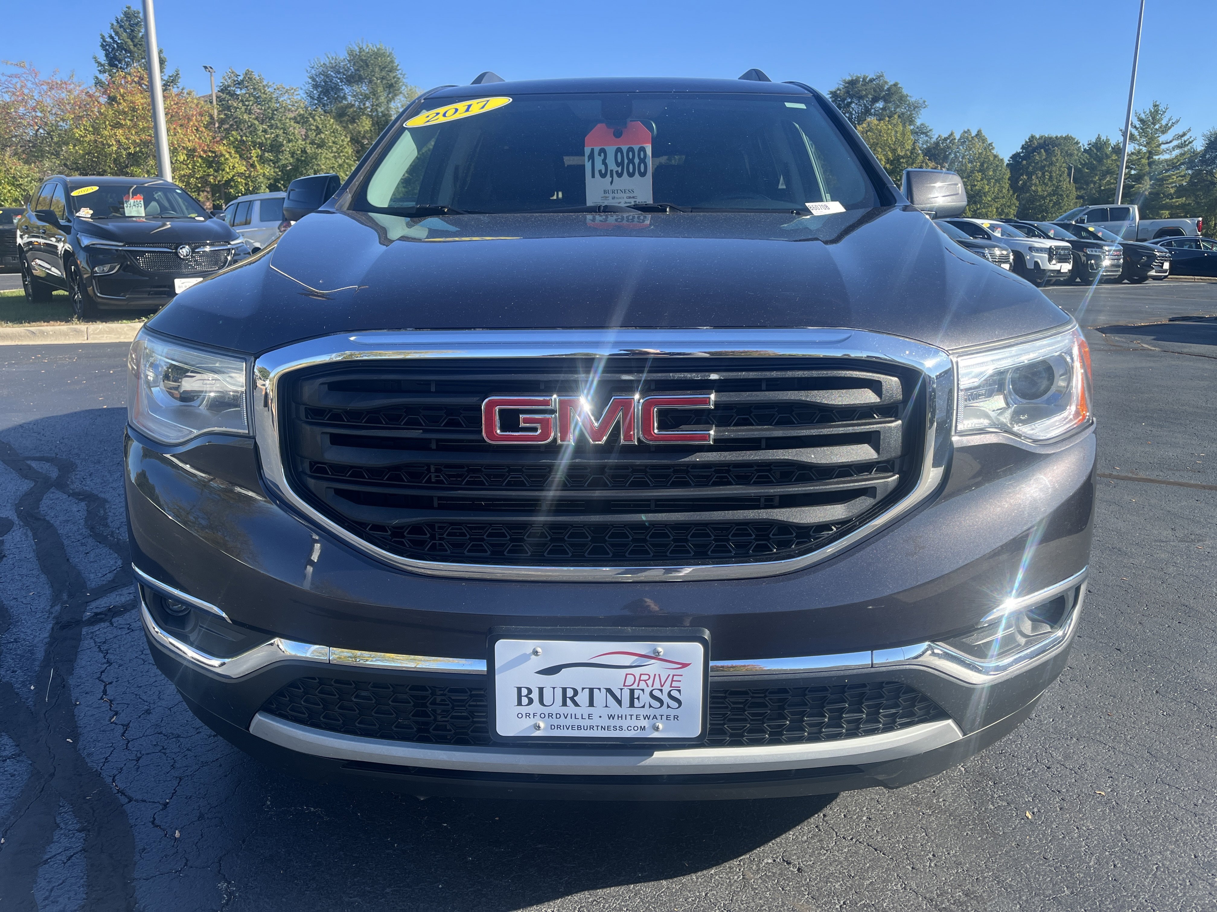 Used 2017 GMC Acadia SLT-1 with VIN 1GKKNULS8HZ289591 for sale in Whitewater, WI