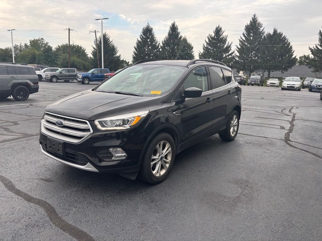 Used 2018 Ford Escape SEL with VIN 1FMCU0HD4JUC86059 for sale in Troy, OH