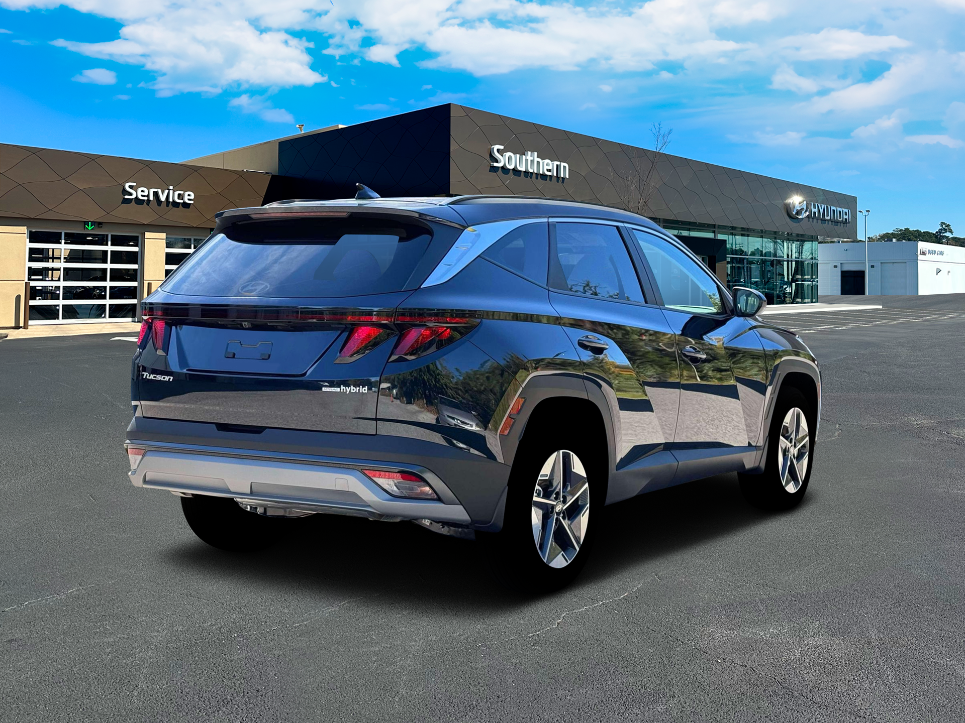 New 2026 Blue Hyundai SEL AWD image 7