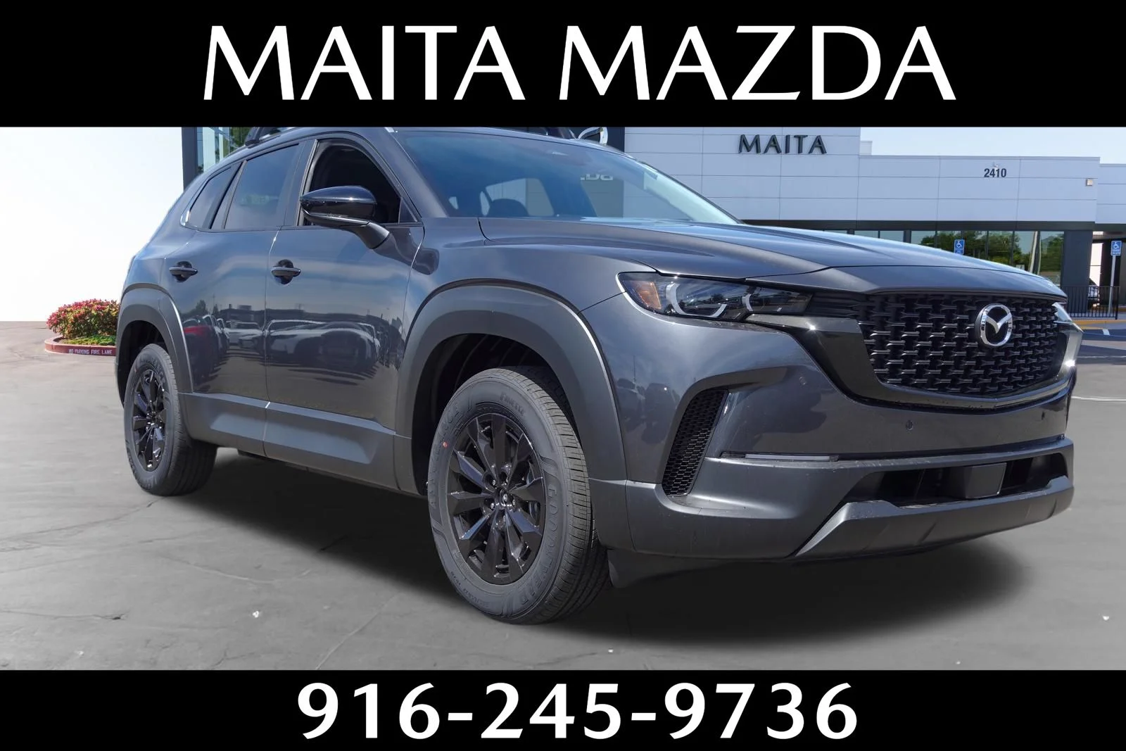 New 2026 Machine Gray Metallic Mazda Preferred image 1