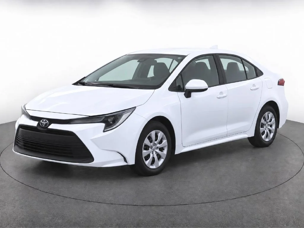 Used 2023 White Toyota LE image 2