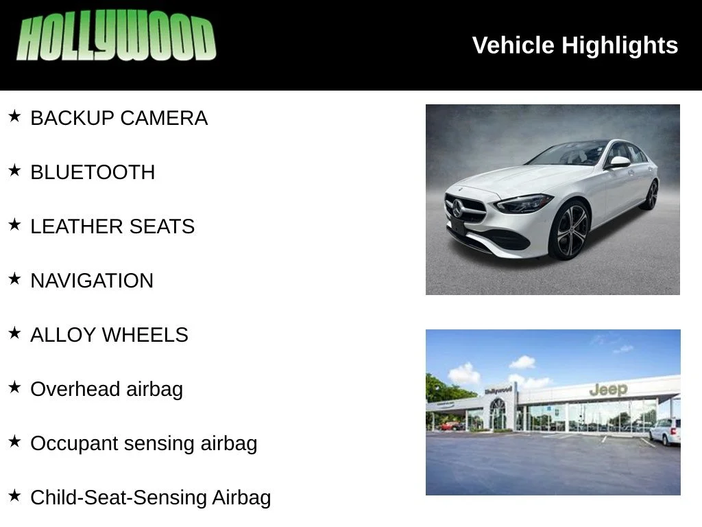 Used 2025 White Mercedes-Benz C 300 image 3