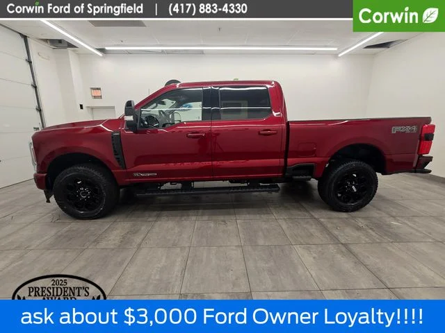 New 2026 Ruby Red Metallic Tinted Clearcoat Ford F-350® Lariat® image 2