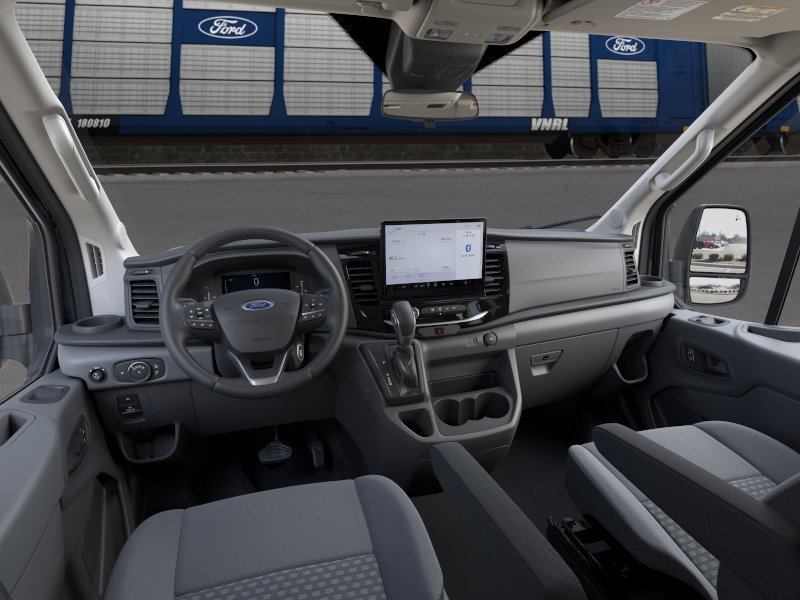 New 2026 Agate Black Metallic Ford Passenger Van XLT image 9