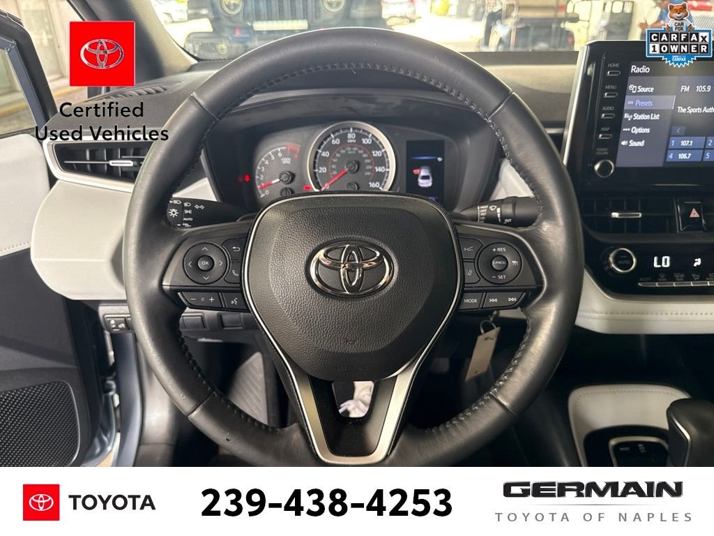 Certified Used 2020 Blue Toyota SE image 15