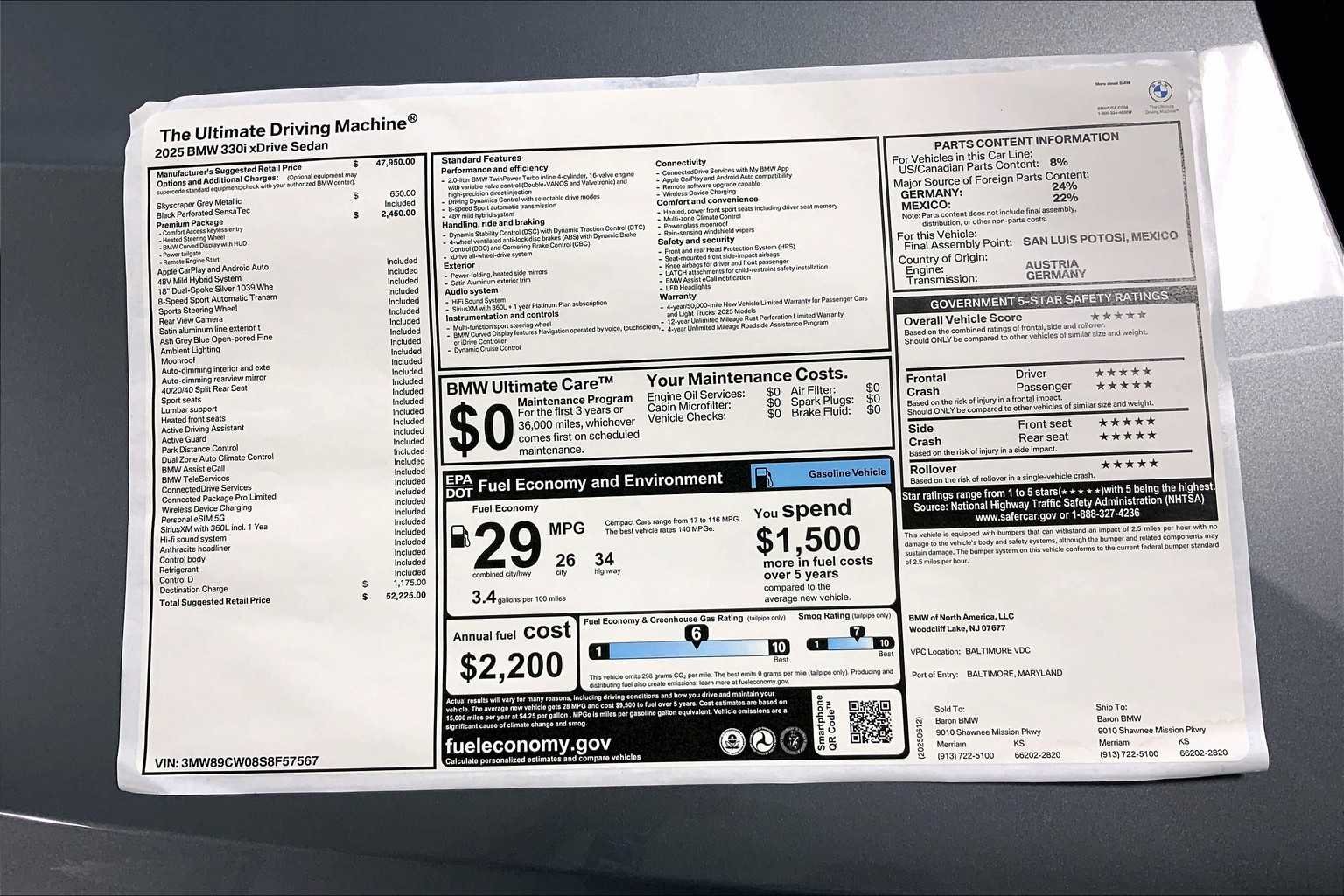 2025 BMW 3 Series 330i - Photo 22
