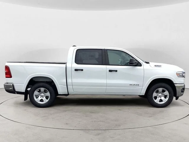 New 2026 Bright White Clearcoat Ram BIG HORN CREW CAB 4X4 5