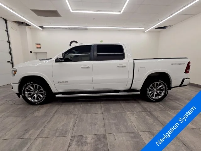 Used 2020 Bright White Clearcoat Ram Laramie image 2