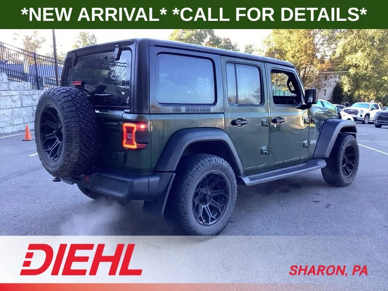 Used 2021 Green Jeep Unlimited Sport S image 7