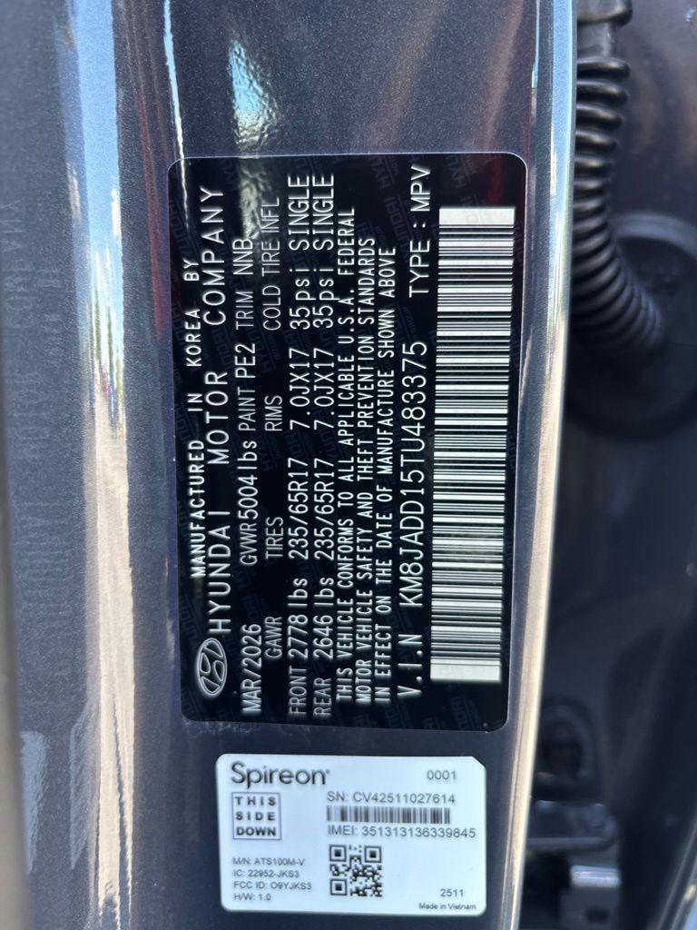 New 2026 Gray Hyundai Blue image 19