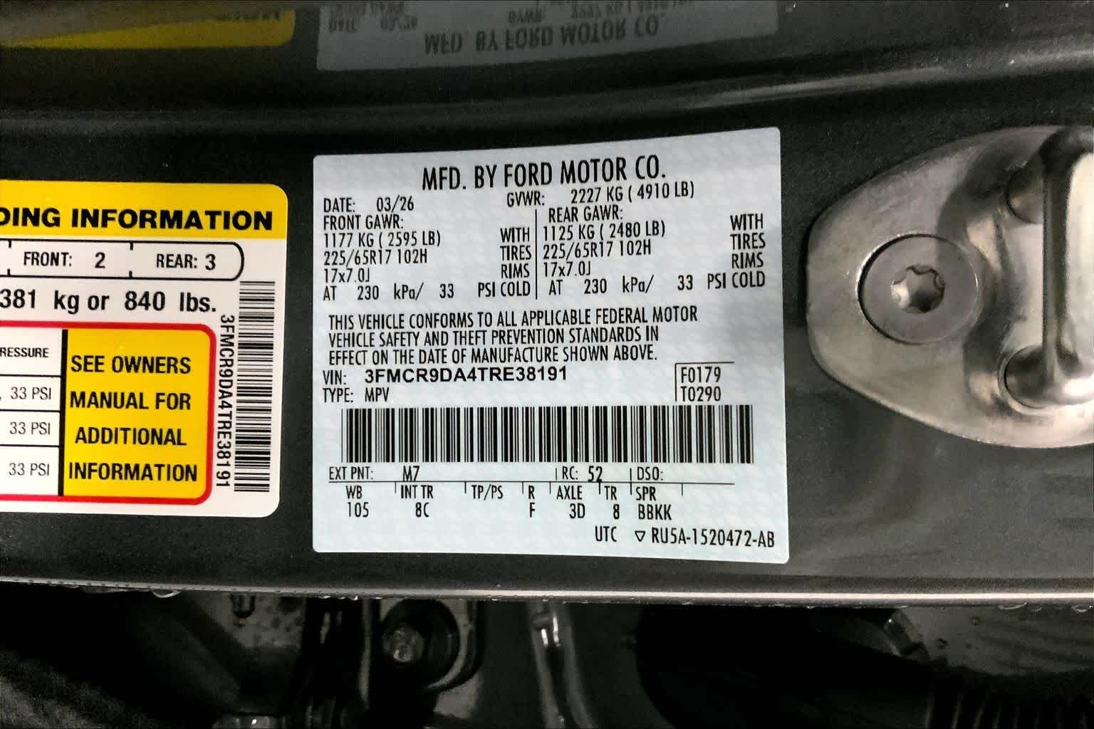 New 2026 Carbonized Gray Metallic Ford Badlands® image 20