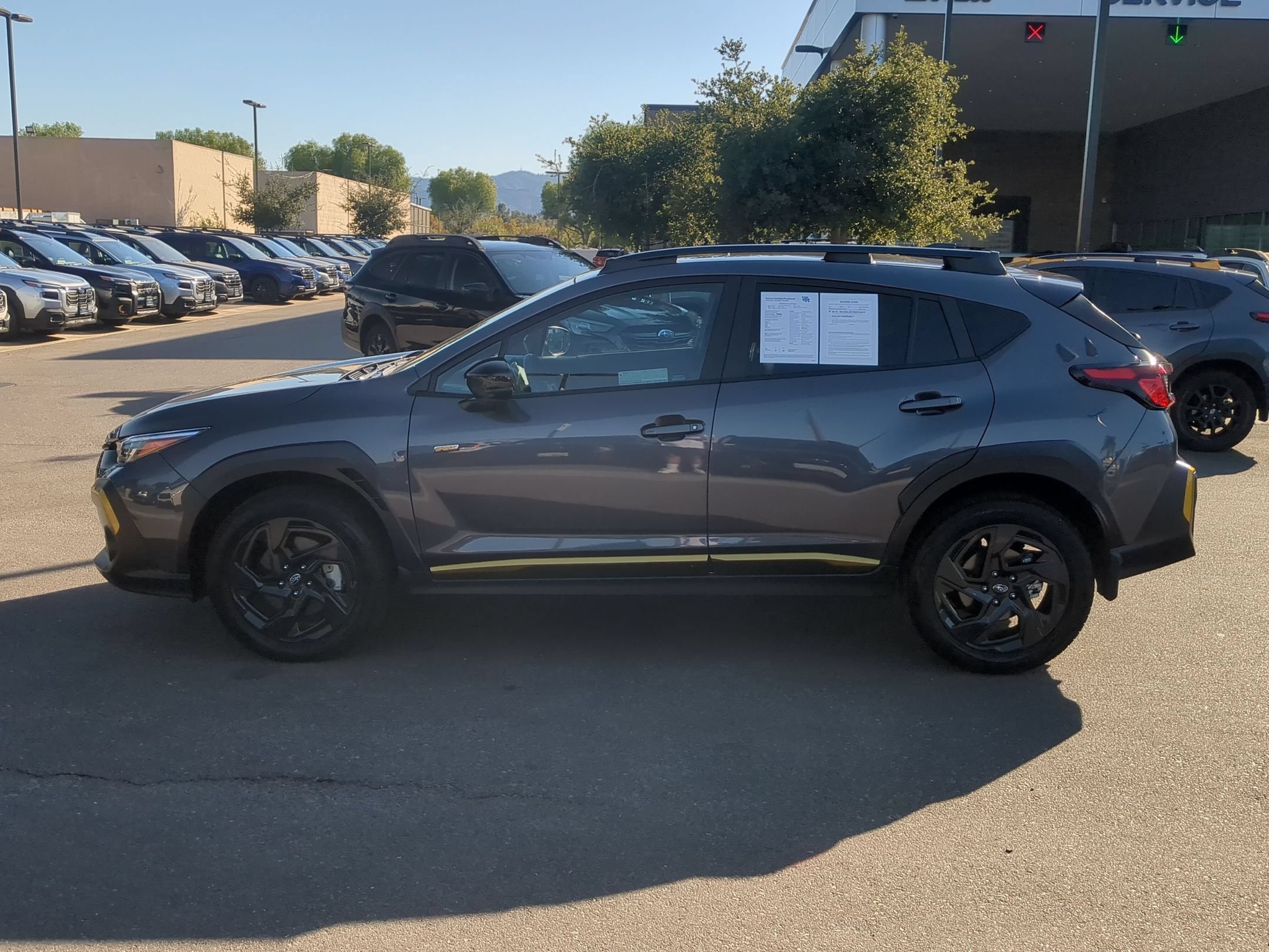Certified Used 2025 Magnetite Gray Metallic Subaru Sport image 2