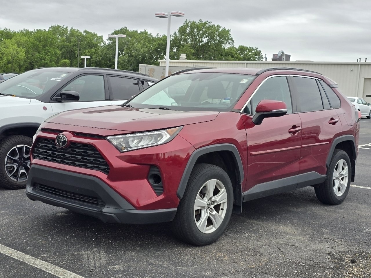 Certified Used 2021 Red Toyota XLE image 3