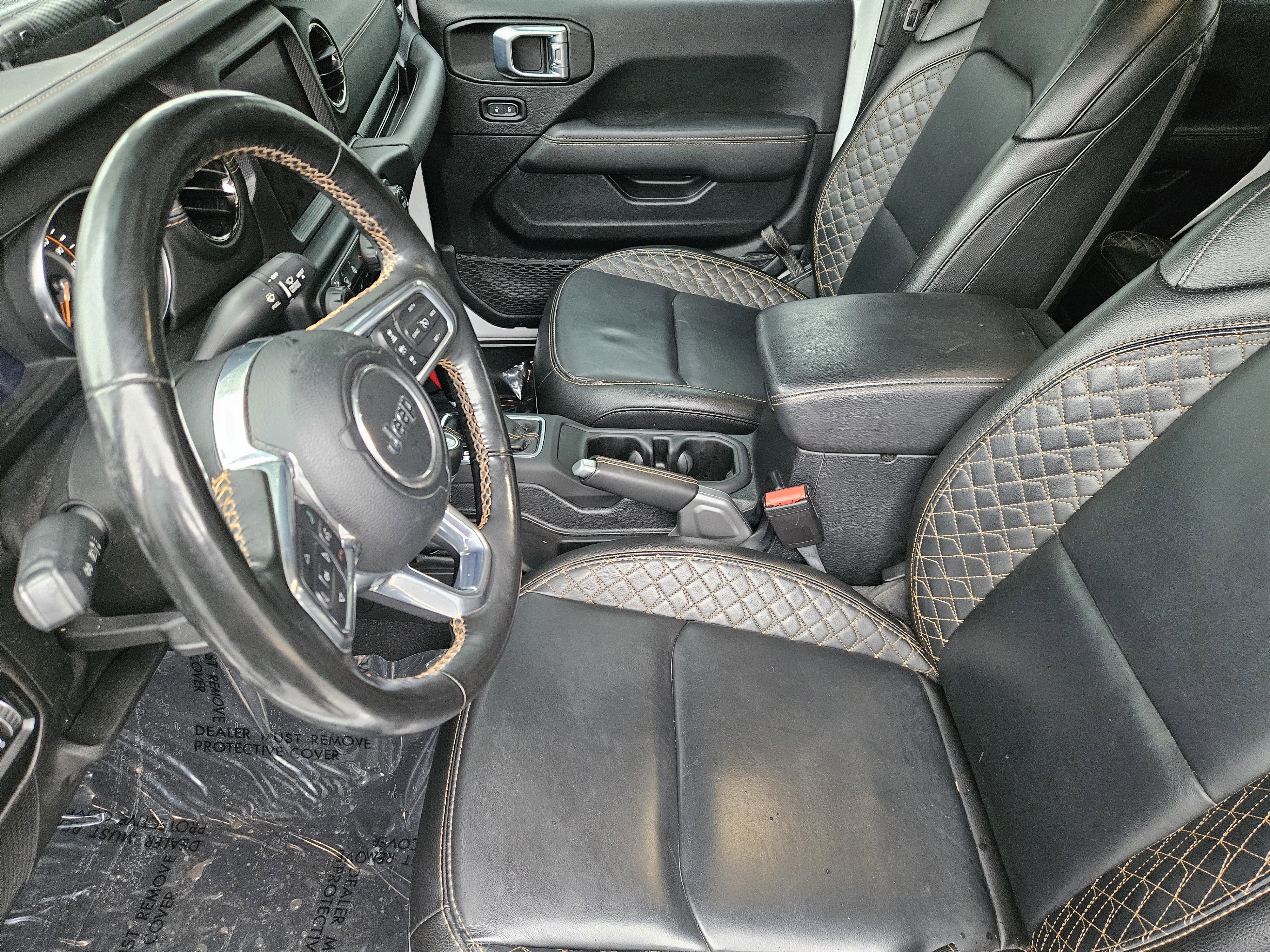 Used 2021 Bright White Clear Coat Jeep High Altitude image 13